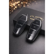 Byd Sealion 7 Aksesuar Anahtar Kılıfı Şeffaf-Füme