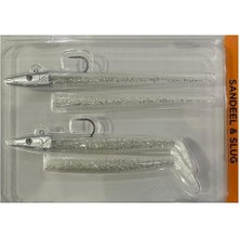 Savage Gear Sandeel And Slug 10CM 10G Silikon Yem Seti Real Pearl