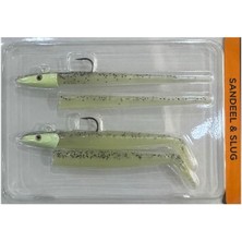 Savage Gear Sandeel And Slug 10CM 10G Silikon Yem Seti Glow