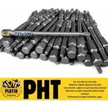 Platin Hırdavat Pht Bist Torx Uç Uzun Manyetik T25X100MM ( 10 Adet ) PLT28000806