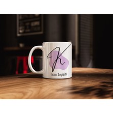 fotografyabaskı Kişiye Özel K Baş Harfli Isimli Kupa Bardak