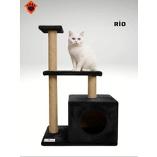 Catmozz Rio Yuvalı Kedi Tırmalama Oyuncağı ve Evi