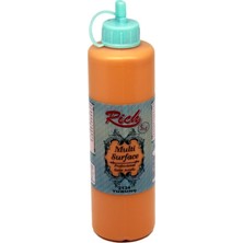 Rich Multi Surface 2134 Turunç Akrilik Boya 500 cc Standart Özellikli Çok Amaçlı Kullanım