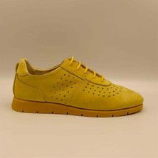 Ametist Agna Sarı Nubuk Kadın Loafer