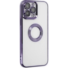 iPhone 14 Pro Max Kılıf Slot Silikon - Mor