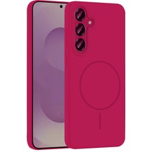  Samsung Galaxy S25 Plus Kılıf Jully Magsafe Kapak - Pembe
