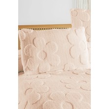 Noctiluca Fleura Çiçekli Çift Kişilik Battaniye Welsoft Yatak Örtüsü 230X250 2 Adet Wellsoft Yastık Kılıfı