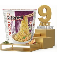 Dudomi Bardak Geneksel Çeşnili Noodle 9X60 gr