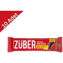 Züber Çilekli ve Kakaolu Bar 40 G x 10 Adet