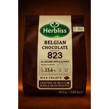 Herbliss Sütlü Kuvertür Drop Çikolata 400 gr Milk Callets