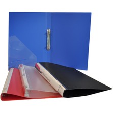 Bafix Mavi Halkalı Klasör A4 2 Halkalı  Ölçülerle Uyumlu  Kırtasiye Ürünü