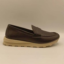 Ametist Carle Siyah Deri Kadın Loafer Ayakkabı
