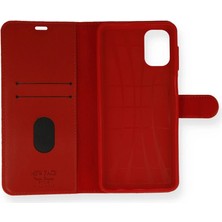  Samsung Galaxy M51 Trend S Plus Kapaklı Kılıf - Kırmızı