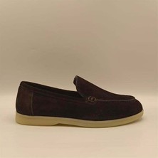 Ametist Amy Siyah Süet Kadın Loafer Ayakkabı