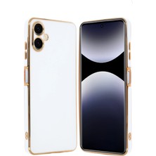  Samsung Galaxy A06 Kılıf Volet Silikon - Beyaz