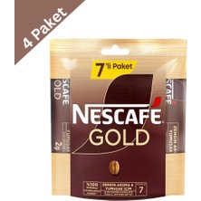 Nescafe Gold 2 G 7’li Paket x 4 Adet