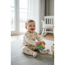 Balgüneş Ayıcık Desenli %100 Pamuk Bebek Tulum