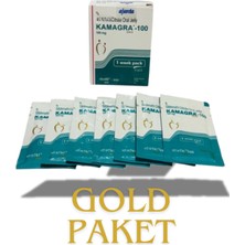 Aktar Global GOLDKAMAGRA100 Gold Paket 1 Kutu Içinde 7 Farklı Aroma 100% Orijinal Performans Geciktirici_kaldırıcı_sertleştirici_kadın_erkek_özel KAMAGRA_JEL_100MG