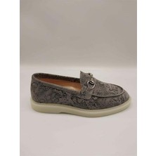 Ametist Davina Gri Baskılı Hakiki Deri Günlük Ayakkabı – 37 Numara (Son Ürün, Indirimli)