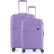 Ççs 5264 Kırılmaz Polipropilen 2 Li Set Valiz Büyük Orta