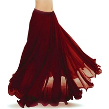 Kaftan Collection Fırfırlı Dansöz Etek Tek Yırtmaçlı