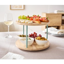 Tchibo Katlı Sunum Tabağı, Döner, Etajer