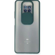  Xiaomi Mi 10T Lite Kılıf Palm Buzlu Kamera Sürgülü Silikon - Yeşil