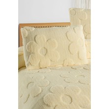 Noctiluca Fleura Çiçekli Çift Kişilik Battaniye Welsoft Yatak Örtüsü 230X250 2 Adet Wellsoft Yastık Kılıfı