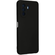  Huawei Nova Y70 Kılıf Nano Içi Kadife Silikon - Siyah