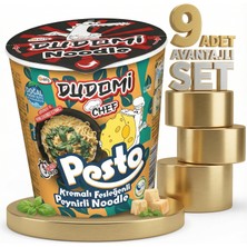 Dudomi Bardak Kremalı Pesto Soslu 9X80 gr