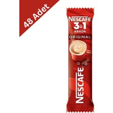 Nescafe 3’ü 1 Arada Tek Içimlik Paket x 48 Adet