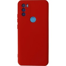  General Mobile Gm 21 Plus Kılıf Nano Içi Kadife Silikon - Kırmızı
