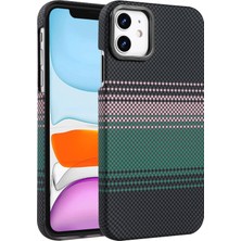  Apple iPhone 11 Vega Magsafe Kapak - Yeşil