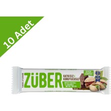 Züber Antep Fıstıklı ve Çikolatalı Meyve Bar 40 G x 10 Adet