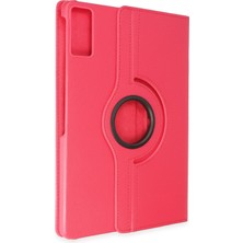  Huawei Honor Pad 10 12.1 Kılıf 360 Tablet Deri Kılıf - Pembe