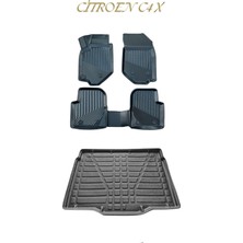 Black Gold Citroen C4 x 3D Oto Paspas + Bagaj Havuzu Set 2022-2024 Tam Uyumlu Havuzlu Tpe