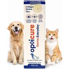 Opticure Derma Everyday Kedi Köpek Deri Tüy TAKVIYESI100ML