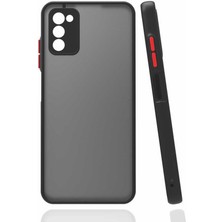 Galaxy A03S Kılıf Nrtk Hux Kapak-Siyah