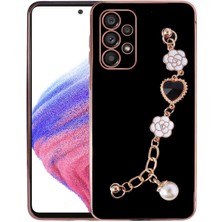 Galaxy A33 5g Kılıf El Tutamaçlı Kamera Korumalı Nrtk Taka Silikon Kapak-Siyah