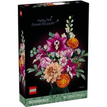 10342 LEGO Iconic Botanicals Pembe Çiçek Buketi 749 Parça +18 Yaş