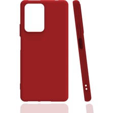 Xiaomi Mi 11T 5g Kılıf Nrtk Biye Silikon-Kırmızı