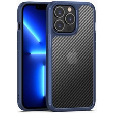 iPhone 13 Pro Kılıf Nrtk Inoks Kapak-Mavi