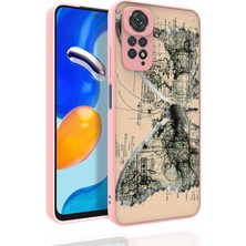 Xiaomi Redmi Note 11 Global Kılıf Desenli Kamera Korumalı Parlak Nrtk Nora Kapak-No4