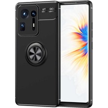 Xiaomi Mi Mix 4 Kılıf Nrtk Ravel Silikon Kapak-Siyah