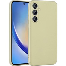 Galaxy A35 Kılıf Nrtk Premier Silikon Kapak-Gold