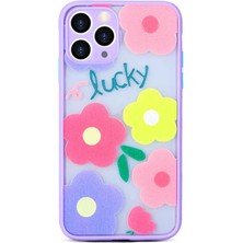 iPhone 12 Pro Max Kılıf Nrtk Fily Kapak-Lila