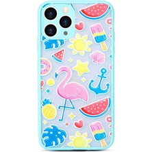 iPhone 12 Pro Kılıf Nrtk Fily Kapak-Turkuaz