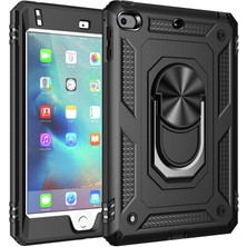 iPad Mini 4. Nesil  - Uyumlu Uyumlu Nrtk Tablet Vega Kapak-Siyah