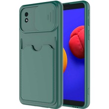 Galaxy A01 Core Kılıf ​nrtk Kartix Kapak-Koyu Yeşil