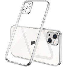 iPhone 13 Mini Kılıf Nrtk Gbox Kapak-Gümüş